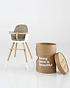 Micuna Ovo One Evoloutive High Chair, White Security Belts - From 6 months to 6 years! High Chairs