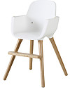 Micuna Ovo One Evoloutive High Chair, White Security Belts - From 6 months to 6 years! High Chairs