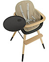 Micuna Ovo Original Timber Plus Evolutive High Chair - Waterwood/Anthracite - Up to 6 Years High Chairs
