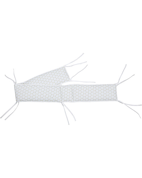 Micuna Textiles for Cododo Cot, Beige Polka Dots - With bumper and bed sheets! Cribs & Moses Baskets