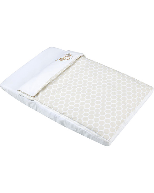 Micuna Textiles for Cododo Cot, Beige Polka Dots - With bumper and bed sheets! Cribs & Moses Baskets