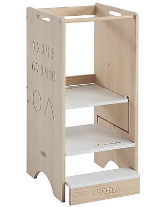 Micuna Transformable Trotta Learning Tower, Wood - 46x44x91 cm Montessori Towers