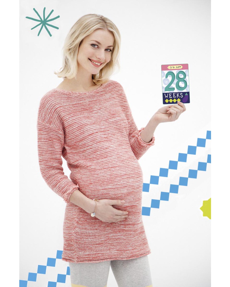 New Mum to be Pregnancy Milestone Cards Unisex Pack of 30 Mum to be 