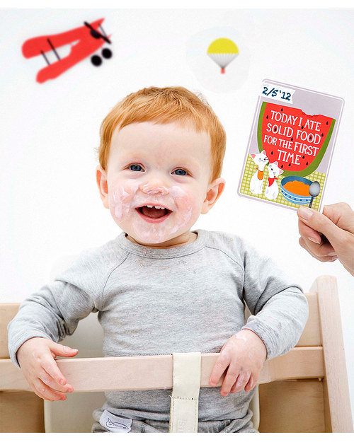 Milestone Baby Cards Milestone Baby Cards - ENGLISH TEXT -  Ideal gift for New Baby! Baby's First Albums