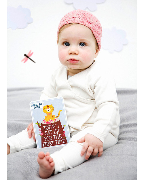 Milestone Baby Cards Milestone Baby Cards - ENGLISH TEXT -  Ideal gift for New Baby! Baby's First Albums