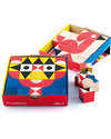 Miller Goodman Shape Maker: 25 Hand Printed Wooden Blocks for stimulating creativity Wooden Blocks and Construction Sets