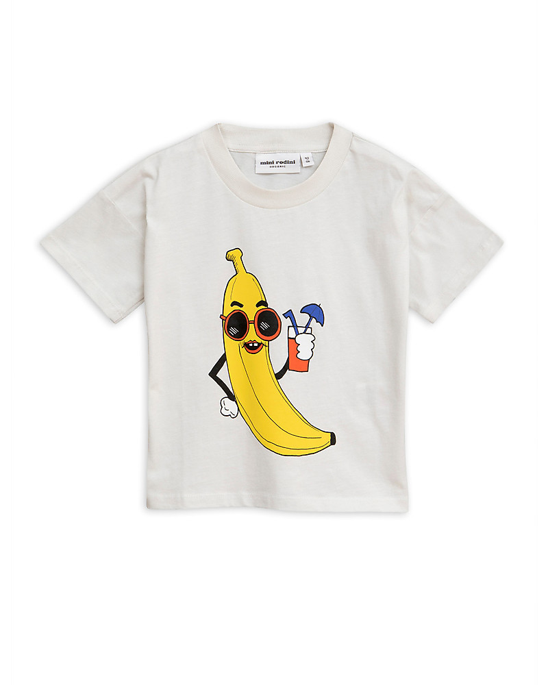 92-98cm/MINI RODINI バナナ Tシャツ-