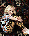 Mini Rodini Basic Leopard Leggings - Organic cotton, eco-friendly! Leggings