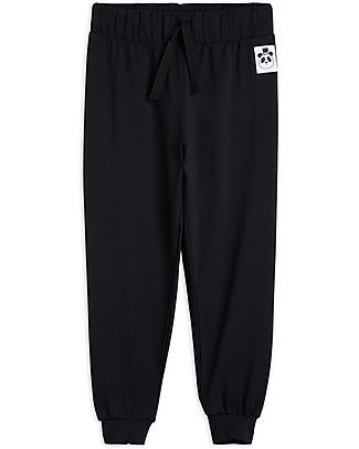 Mini Rodini Basic Sweatpants - Black - TENCEL™ Lyocell Trousers