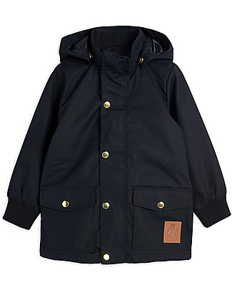 Mini Rodini Black Pico Jacket - Water Resistant and Breathable Jackets