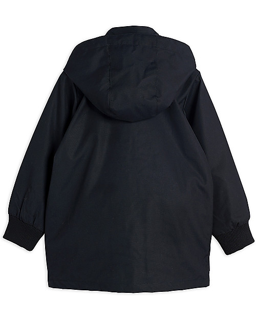 Mini Rodini Black Pico Jacket - Water Resistant and Breathable Waterproof