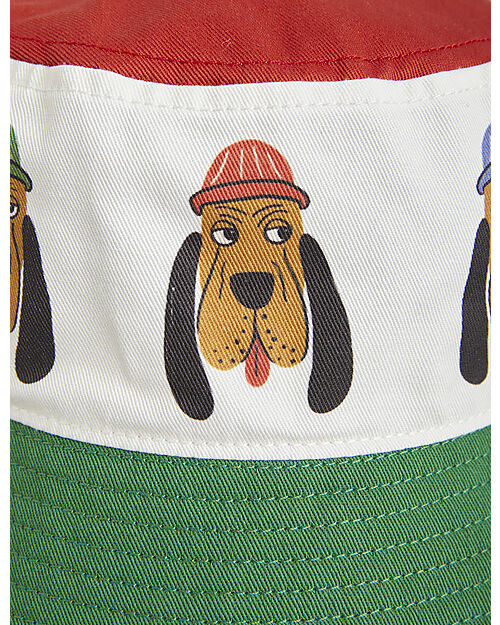Mini Rodini Bloodhound Bucket Hat - Multi - 100% Organic Cotton GOTS Sunhats