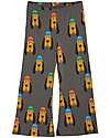 Mini Rodini Bloodhound Flared trousers - Grey - 100% Organic Cotton GOTS Trousers