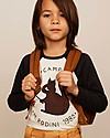 Mini Rodini Camp M.Rodini Raglan Long Sleeves Tee - Squirrel - Organic Cotton Long Sleeves Tops