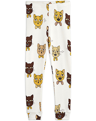 Mini Rodini Cat Choir Leggings - 100% Organic Cotton Leggings
