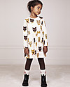 Mini Rodini Cat Choir Long Sleeves Dress - 100% Organic Cotton Dresses_