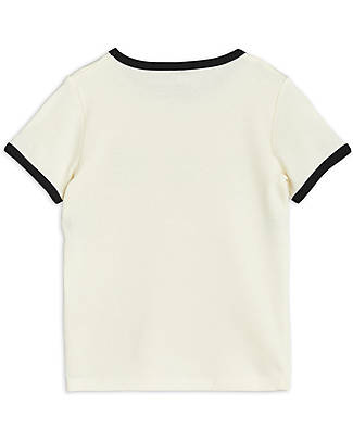Mini Rodini Cat Triples T-Shirt - White - organic Cotton T-shirts
