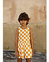 Mini Rodini Check Dress - Yellow and White - 100% Organic Cotton Dresses_