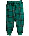 Mini Rodini Check Sweatpants - Green - 100% Organic Cotton Trousers