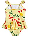 Mini Rodini Cherry Lemonade Skirt Swimsuit - yellow - Recycled Fabric Swimsuits