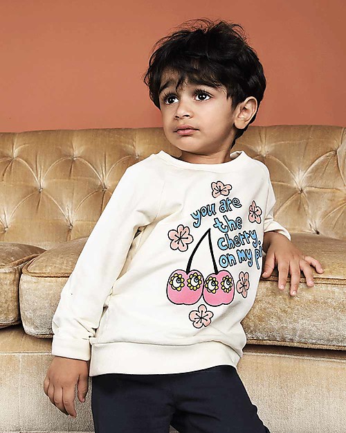 Mini Rodini Cherry Sweater - Organic cotton Sweatshirts