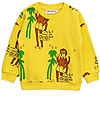 Mini Rodini Cool Monkey Sweater, Yellow - 100% organic cotton Sweatshirts