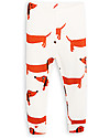 Mini Rodini Dog Leggings, Off-White - Organic cotton, eco-friendly! Leggings