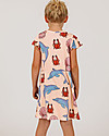 Mini Rodini Dolphin Dress with Short Wing Sleeves - Elasticated Lyocell Dresses_
