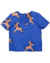Mini Rodini Donkey T-Shirt, Blue - 100% Organic cotton Bluse