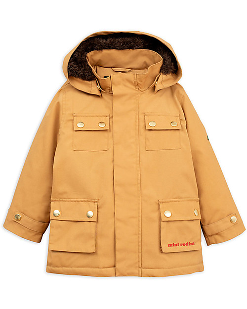 Mini Rodini Duck Parka, Brown - Water-repellent! Jackets