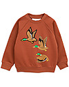 Mini Rodini Duck Sweatshirt, Brown - 100% Organic Cotton, fair-trade Sweatshirts