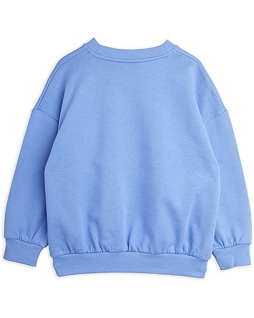 Mini Rodini Edelweiss Sweatshirt - Blue - 100% Organic Cotton Sweatshirts