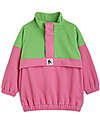 Mini Rodini Fleece Zip Pullover - Pink - 100% Recycled Polyester Jumpers