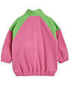 Mini Rodini Fleece Zip Pullover - Pink - 100% Recycled Polyester Jumpers