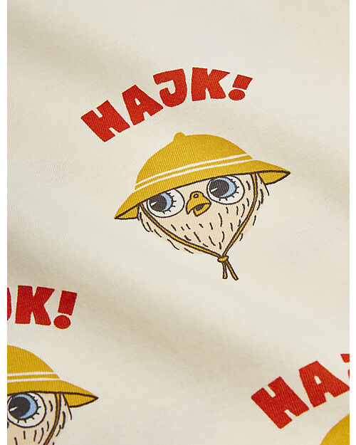 Mini Rodini Hike Leggins - Offwhite - 100% Organic Cotton Trousers