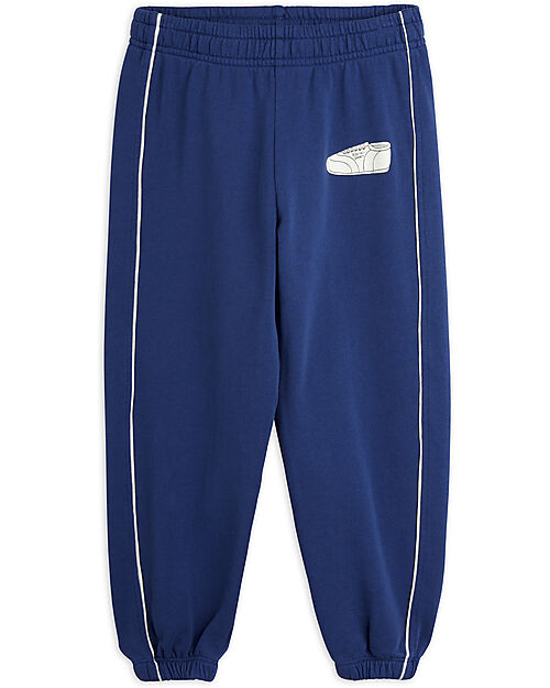Mini Rodini Jogging Sweatpants - Blue - 100% Organic Cotton Trousers