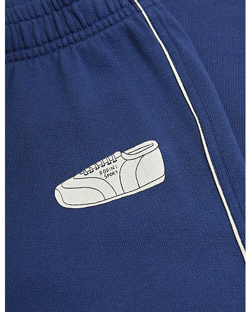 Mini Rodini Jogging Sweatpants - Blue - 100% Organic Cotton Trousers