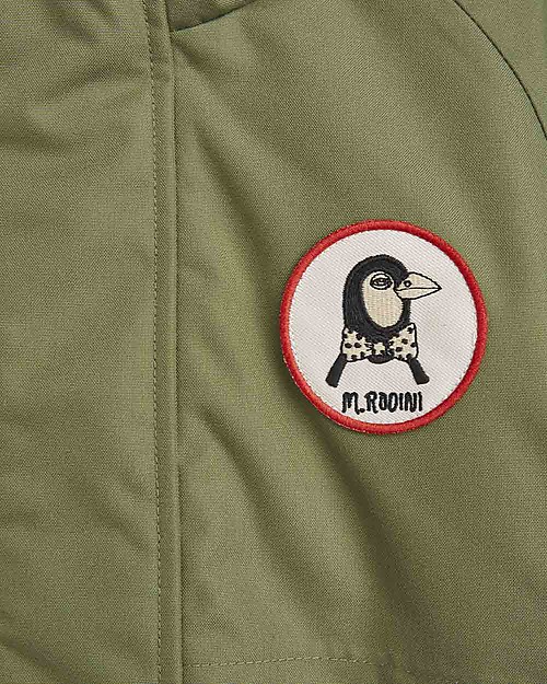 Mini Rodini K2 Parka Green Advanced Winter Jacket unisex (bambini)