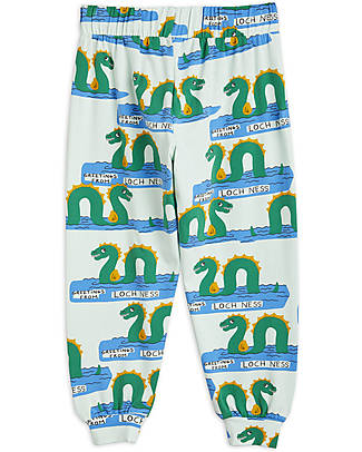 Mini Rodini Loch Ness Trousers - Multicolor - Organic Cotton Trousers