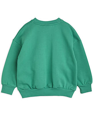 Mini Rodini Long Sleeved Sweatshirt - Book Club - Green - 100% Organic Cotton GOTS Sweatshirts