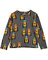 Mini Rodini Maglia Maniche Lunghe - Bloodhound - Grey - 100% Organic Cotton GOTS​ T-shirts