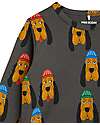 Mini Rodini Maglia Maniche Lunghe - Bloodhound - Grey - 100% Organic Cotton GOTS​ T-shirts