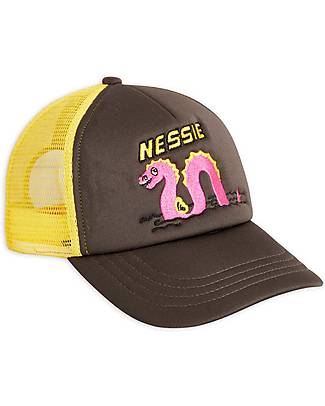 Mini Rodini Nessie Trucker Cap - Grey - Recycled Polyester Sunhats