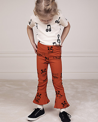 Mini Rodini Notes Tee - 100% Organic Cotton Long Sleeves Tops