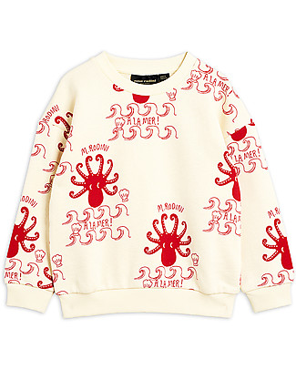 Mini Rodini Octopus Sweatshirt - 100% Organic Cotton Sweatshirts