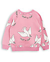 Mini Rodini Peace Sweater, Pink - 100% organic cotton, fair-trade Sweatshirts