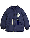 Mini Rodini Polar Bear Hooded Puffer Jacket - Navy Jackets
