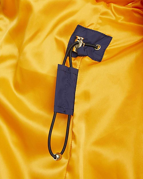 Mini Rodini Polar Bear Hooded Puffer Jacket - Navy Jackets