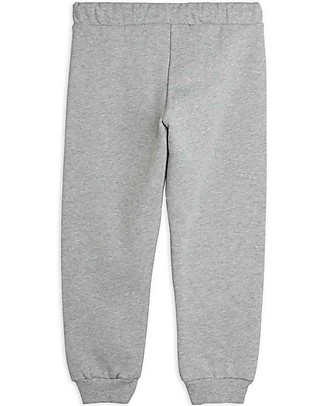 Mini Rodini Polar Bear Sweatpants - Grey - 100% Organic Cotton Trousers