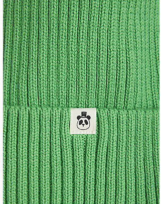 Mini Rodini Pompom Winter Cap - Green - 100% Organic Cotton Winter Hats